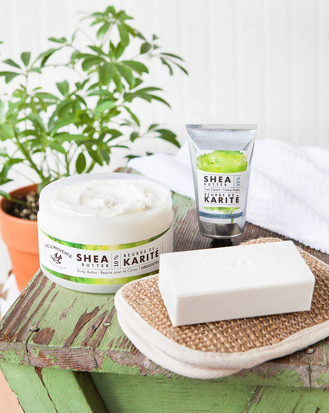 Pre de Provence Body Butter Enriched with 10% Shea Butter for Soothing & Moisturizing Dry Skin - Unscented