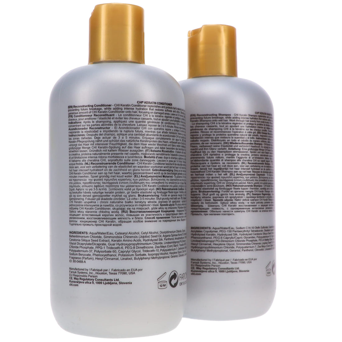Keratin Reconstructing Shampoo & Conditioner Duo 12oz