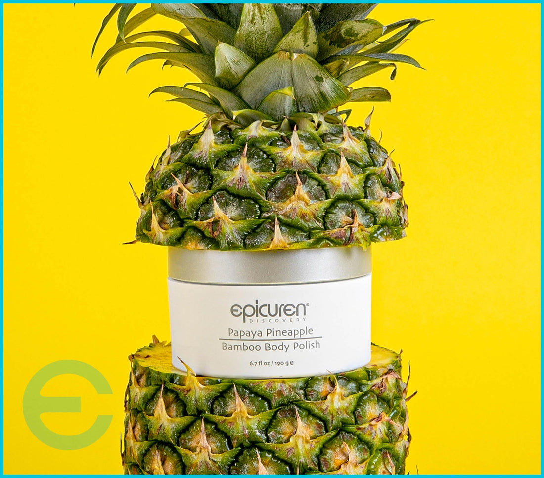 Epicuren Discovery Papaya Pineapple Bamboo Body Polish, 6.7 Fl Oz