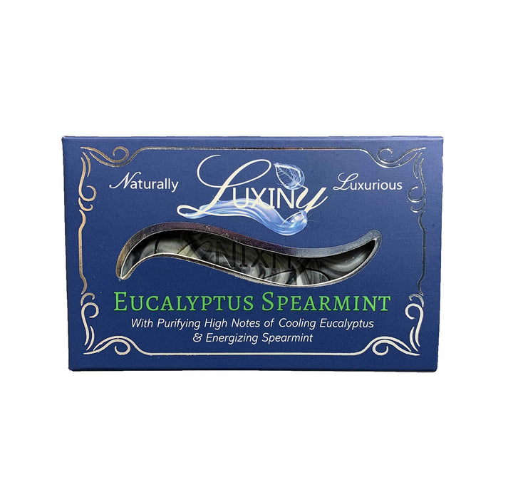 Natural Soap Bar, Luxiny Eucalyptus Spearmint Handmade Body Soap and Bath Soap Bar is a Palm Oil Free Vegan Castile Soap with Essential Oils & Charcoal for All Skin Types especially oily skin (Single)