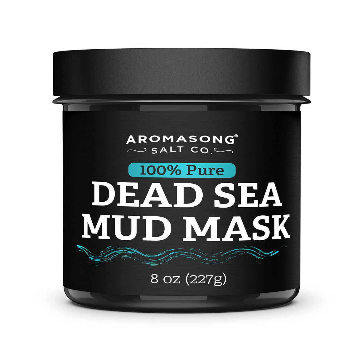Aromasong Dead Sea Mud Mask 100% Pure for Face and Body - Spa Quality Pore Reducer for Acne, Blackheads & Oily Skin, Cleansing Natural Skin Care for Women and Men - 8 oz