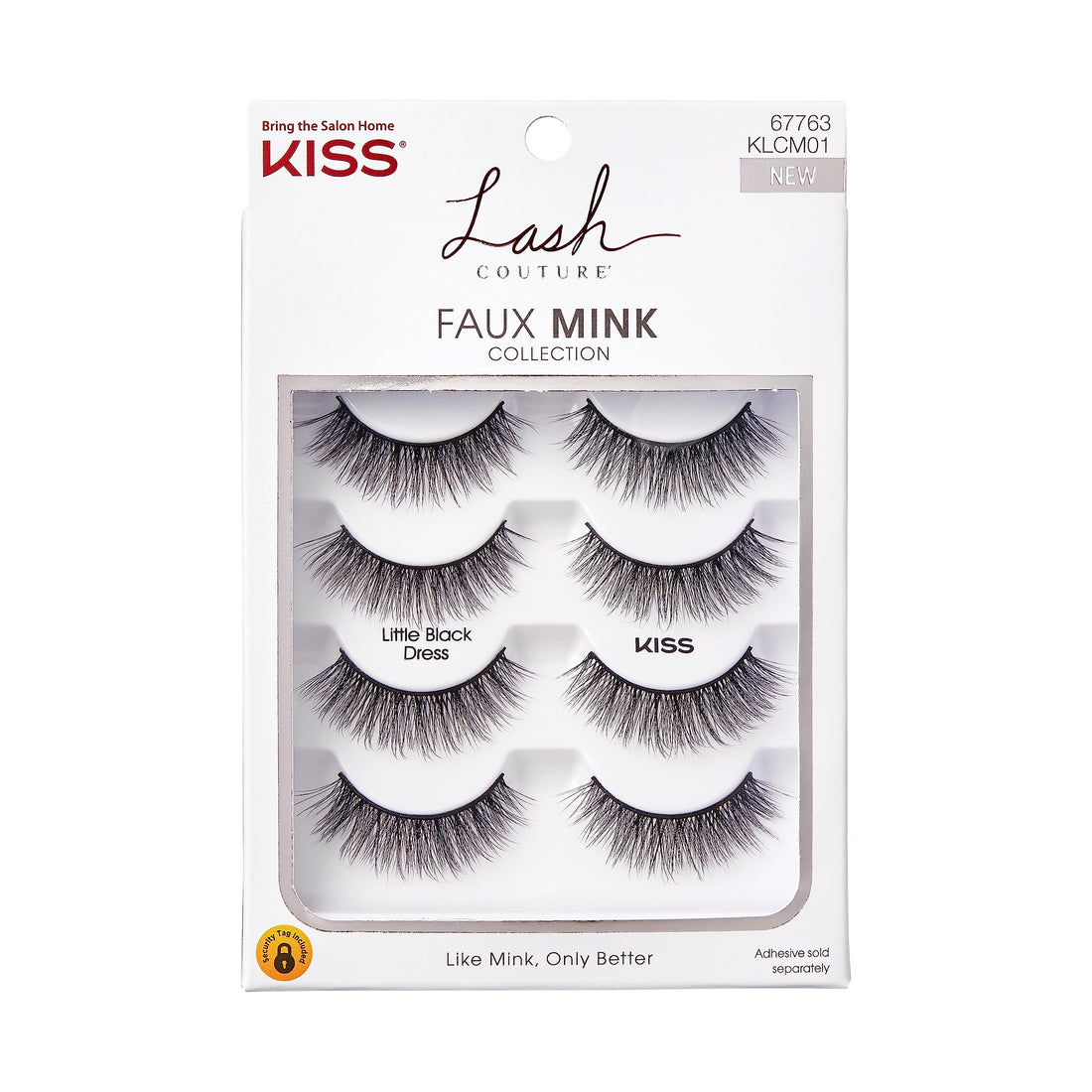 KISS Lash Couture Multipack Faux Mink Little Black Dress