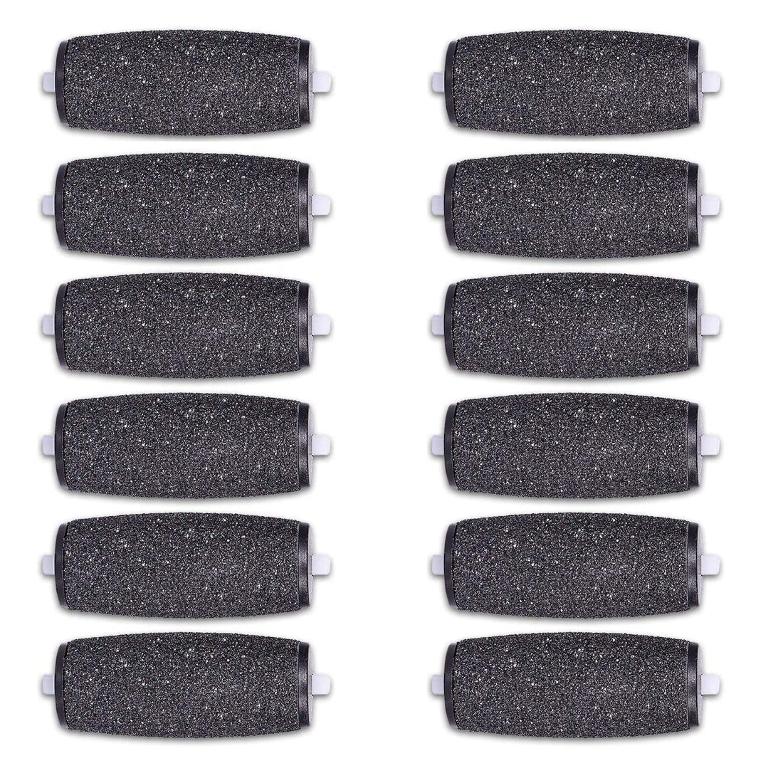 12 Extra Coarse Replacement Roller Refill Heads Compatible with Amope Pedi Refills Electronic Perfect Foot File