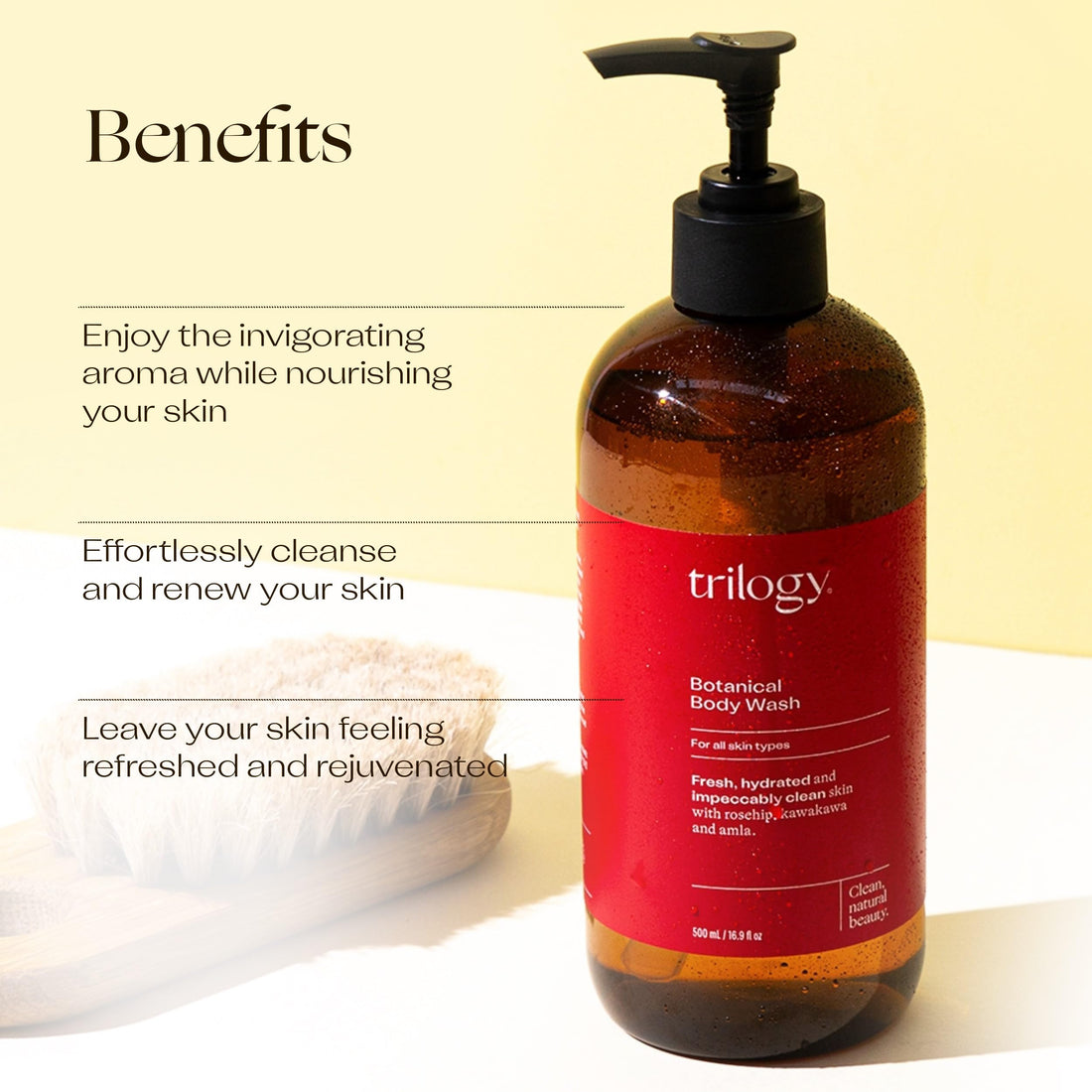 Trilogy Botanical Body Wash 500ml