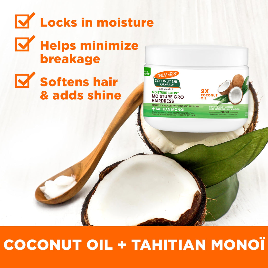 Palmer's Coconut Oil Formula Moisture Gro 8.8 Ounce