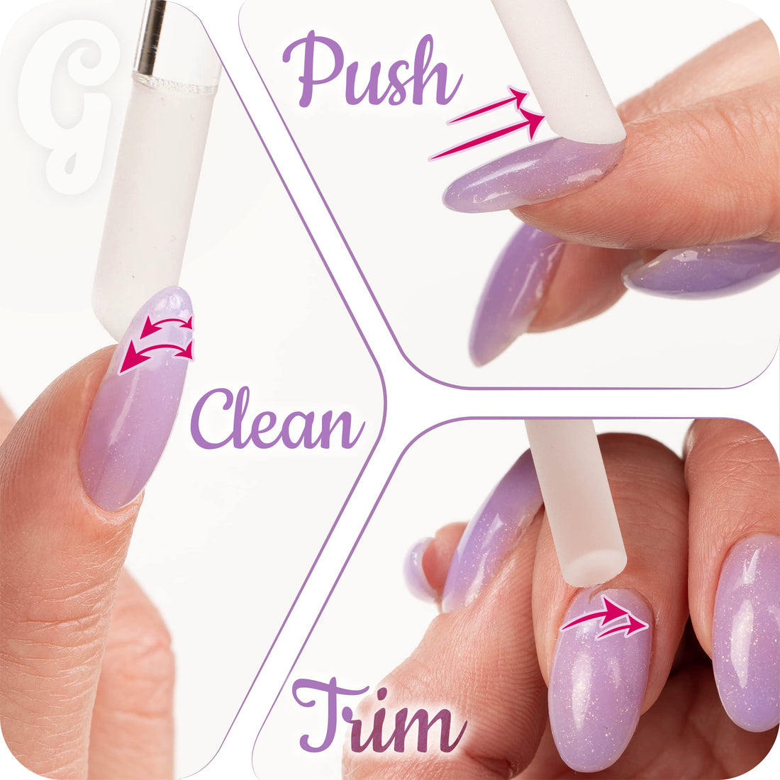 Baikal Beauty Manicure Stick: Professional Eu Quality Manicure Pedicure Tempered Glass Cuticle Pusher And Nail Trimmer Cutter, Precision Filing, Soft, Smooth, Elegant-Looking Nails, Abrasive