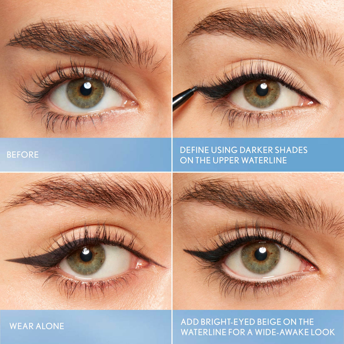 COVERGIRL Perfect Point Plus Lashline, Bright-Eyed Beige, Micro Eye Pencil, Ultra-Precise 1.5 Millimeter Tip, Creamy Gel Formula, Clean & Vegan, Talc-Free, Waterproof, 0.002oz