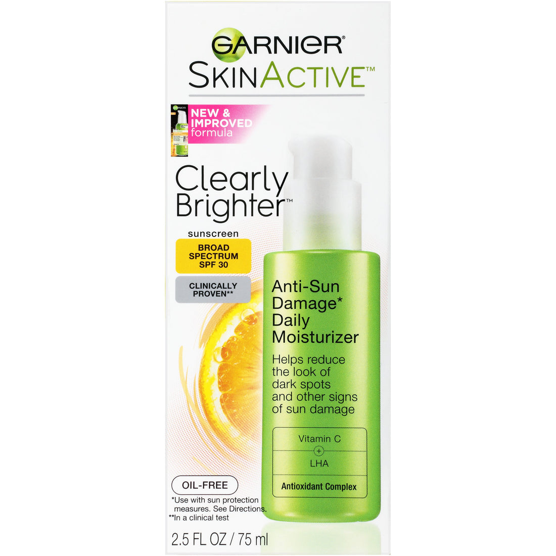 Garnier SkinActive SPF 30 Face Moisturizer with Vitamin C, 2.5 fl. oz.
