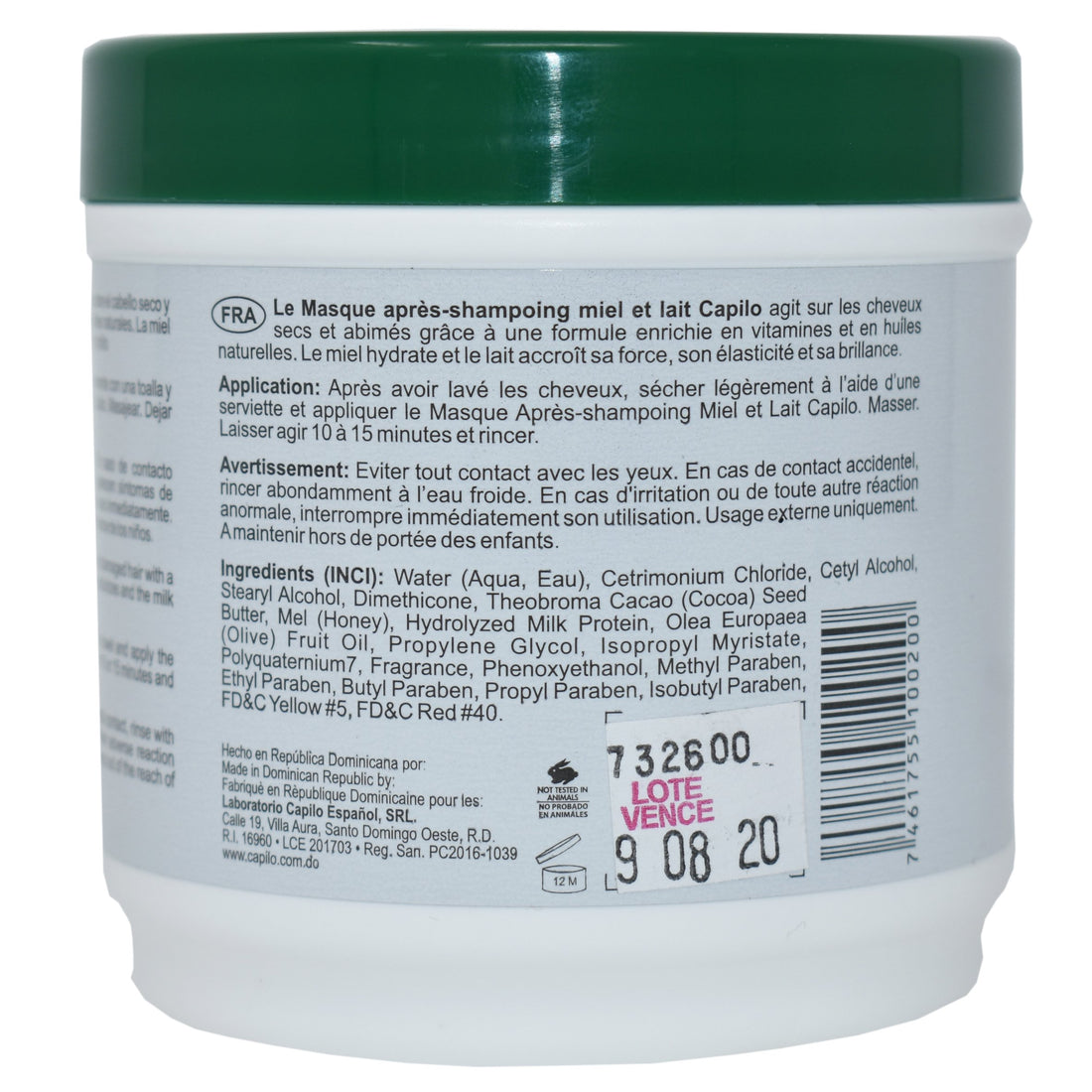 Miel y Leche hair treatment 16 Oz