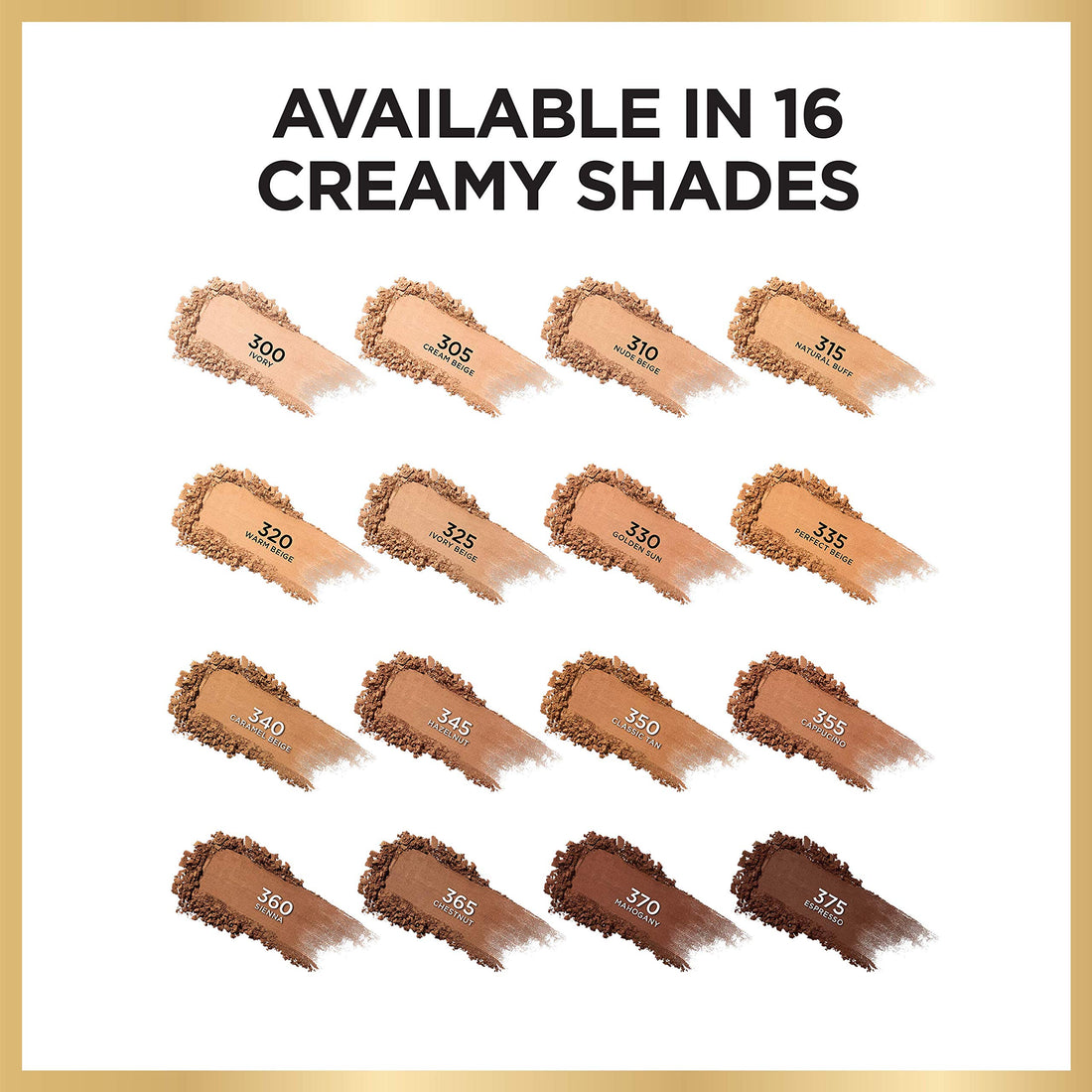 L’Oréal Paris Age Perfect Creamy Powder Foundation Compact, 350 Classic Tan, 0.31 Ounce