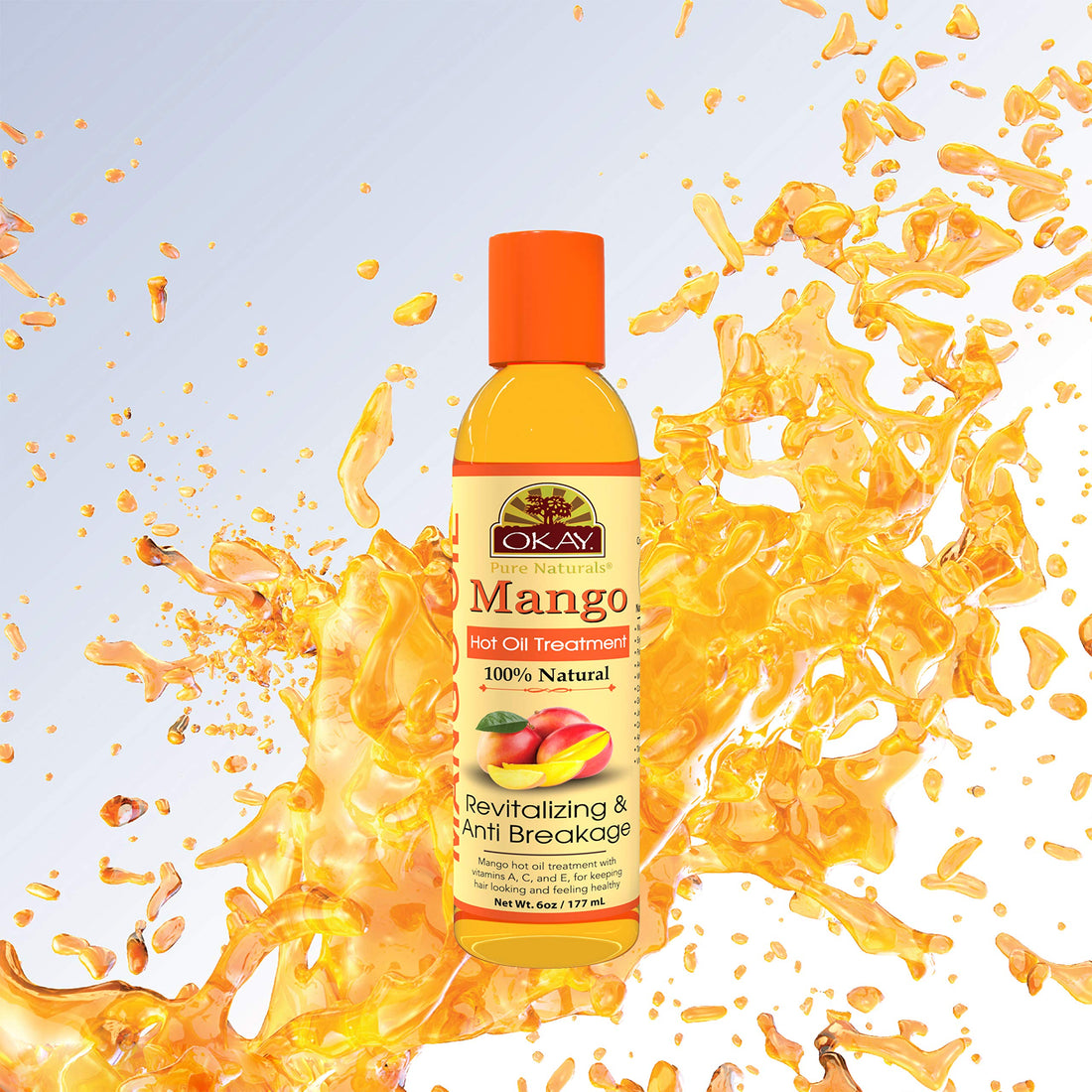 Okay Hot Oil for Treatment, Mango, 6 Ounce