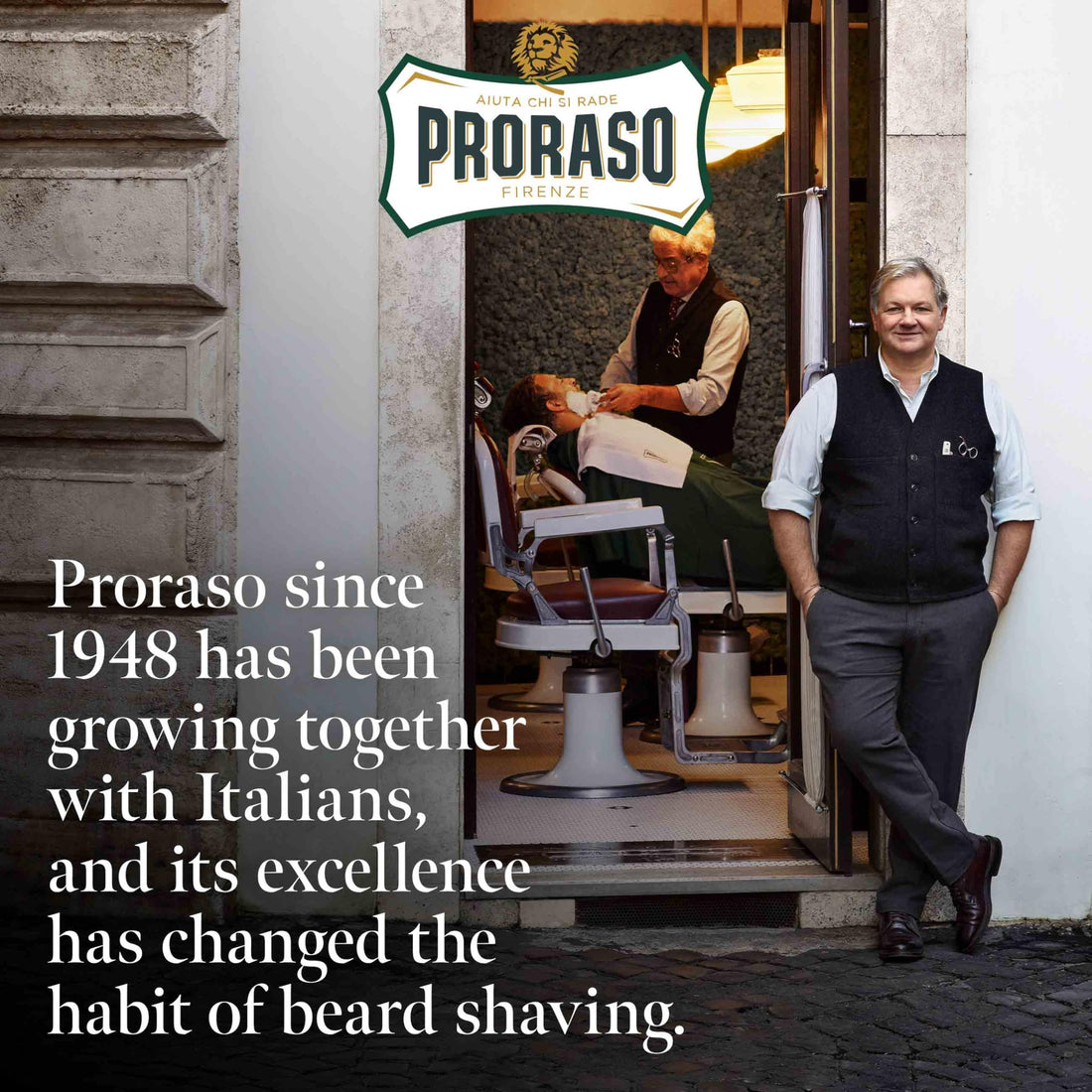 Proraso Single Blade Beard Wash, Azur Lime, 6.8 fl. oz
