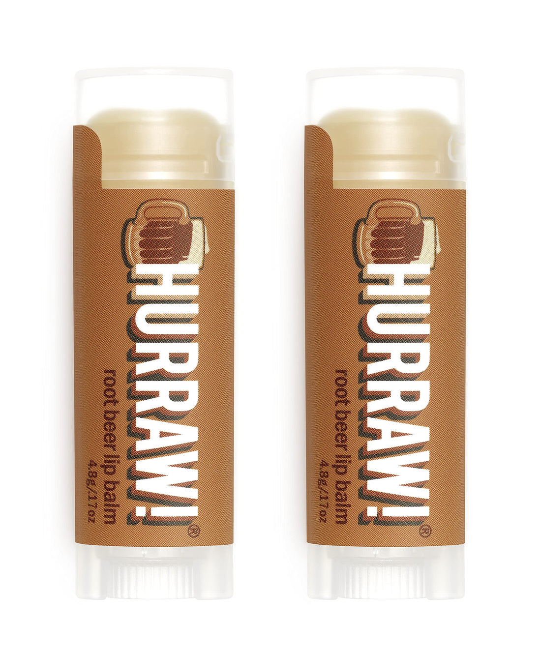 Root Beer (2 Pack) Hurraw! Lip Balm: Organic, Certified Vegan, Certified Cruelty Free, GMO Free, Gluten Free, All Natural - Luxury Lip Balm Made in the USA - ROOT BEER (2 Pack)