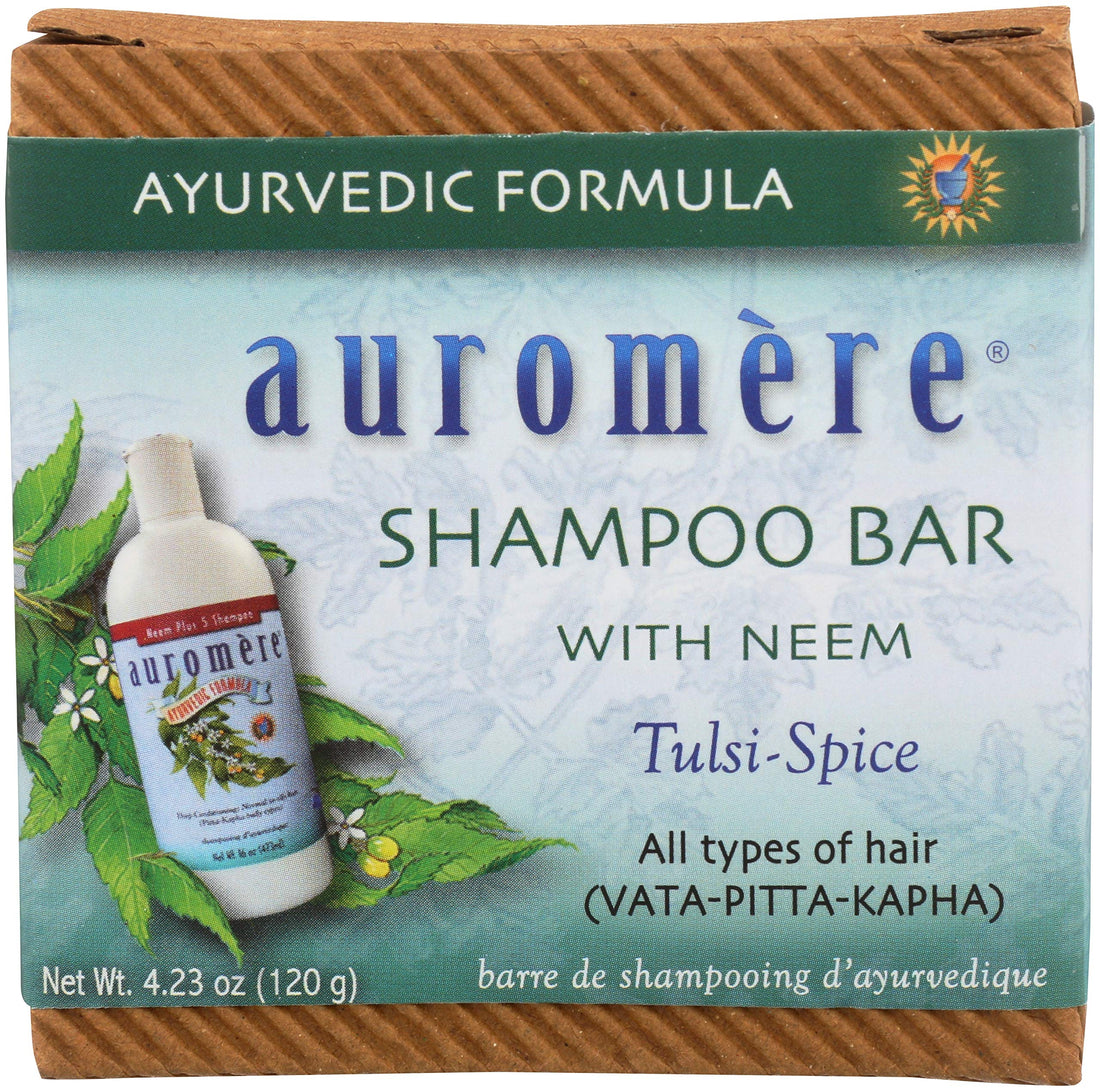 Auromere Ayurvedic Shampoo Bar, 4.85 Ounce