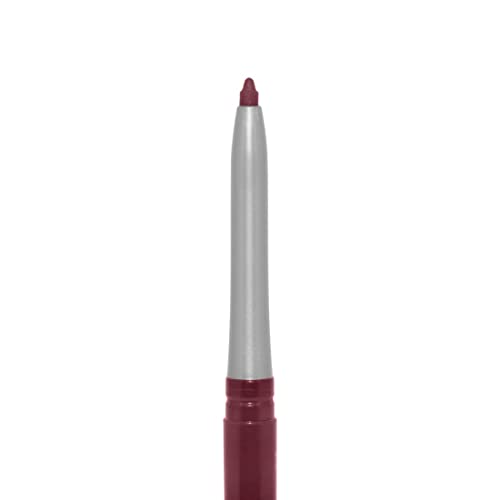 Palladio Retractable Waterproof Lip Liner High Pigmented and Creamy Color Slim Twist Up Smudge Proof Formula with Long Lasting All Day Wear No Sharpener Required, Black Berry
