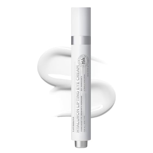 NATUREKIND Hyaluron Lifting Eye Cream, Hyaluronic Acid, 5% arbutin, Niacinamide for Puffy Eyes, Dark Spot and Fine Lines, Hydrating Under Eye Bag, Korean Skin Care, 15ml, 0.5 fl. oz.