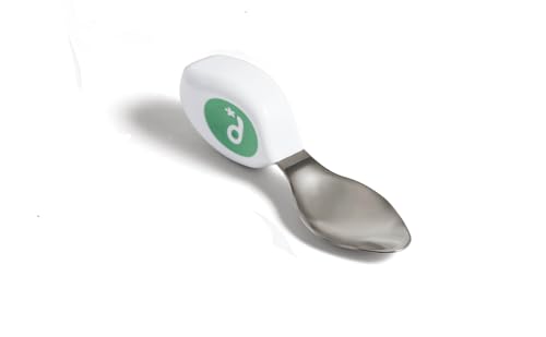 doddl Toddler Utensils, Ergonomic Fork Spoon and Knife Set for Self Feeding, Stainless Steel Silverware for 1-3 Year Olds, BPA Free, Dishwasher Safe (Aqua)