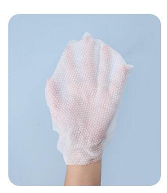Ougeer 1 Pack Soft Cotton Pad, Removable Disposable Facial Cleansing Face Towel Non-Woven Wet And Dry Towel, Multi-Purpose Towel,Removing Makeup Cleani