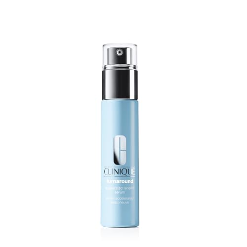 Clinique Turnaround Accelerated Renewal Face Serum | Exfoliating + Smoothing, 1 Fl Oz