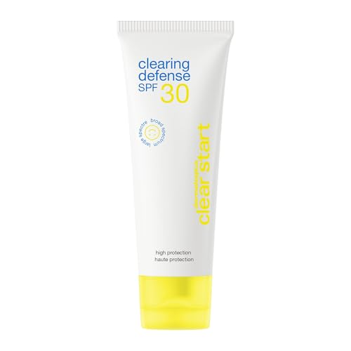 Dermalogica Clear Start Clearing Defense SPF30 (2 Fl Oz) Sunscreen Moisturizer for Acne Prone Skin with Vitamin C - Lightweight and Mattifying, Helps Reduce Shine