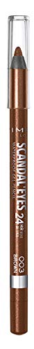Rimmel Scandaleyes Waterproof Kohl Kajal Eyeliner, Brown, 0.042 oz