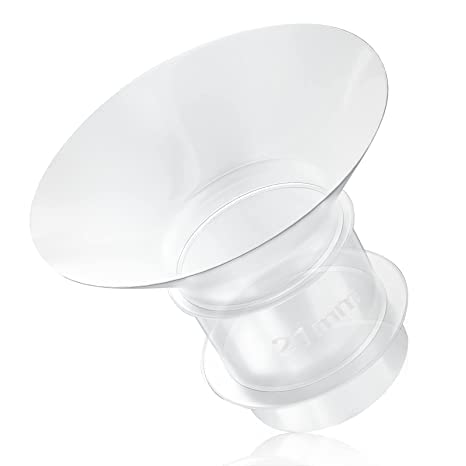 Flange 21mm Replacement,Suitable for S9/S10/S12,Wearable Breast Pump Shield/Flange Insert,Milk Collector 24mm Universal