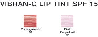 Vibran-C Lip Tint - Tinted Lip Healing Treatment SPF 15 - Pomegranate or Pink Grapefruit (Pink Grapefruit)