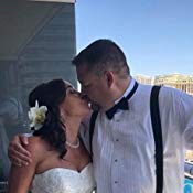 Ivory Cream and Fuchsia Cymbidium Orchid Flower Hair Clip