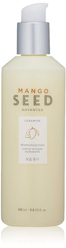 The Face Shop Mango Seed Moisturizing toner | Intense Hydrating & Nourishing Toner with Subtly Sweet-Scented for Dry Skin | Rich & Everlasting Skin Moisturization, 5.4 Fl Oz