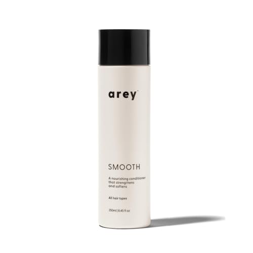 Arey Smooth Conditioner | Reduce the Signs of Aging Hair | Retains Moisture, Promotes Smoothness | For Use with Wash Shampoo | Vegan, Gluten-Free, Residue-Free & Cruelty-Free (8.45 Fl Oz, 30 Uses)