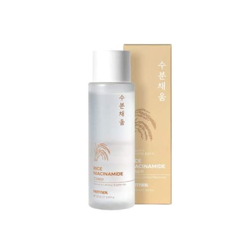 PRETTYSKIN Moisturizing Toner for Face-Non-Sticky, Calming- 8.45fl.oz (250ml) (Rice Niacinamide)