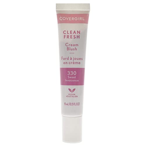 COVERGIRL clean fresh cream blush, sweet innocence, 1 count, 0.507 Fl Ounce