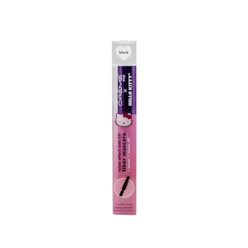 THE CRÈME SHOP X HELLO KITTY(PURPLE) FALSIE EFFECT LASH LIFT FIBER MASCARA, 1 Fl Oz (Pack of 1), Black