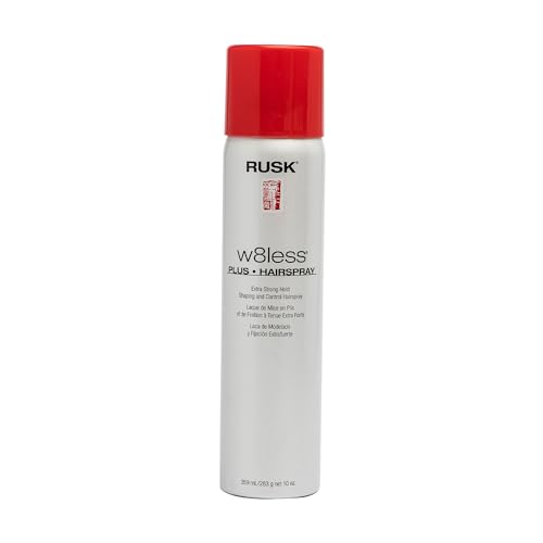 RUSK Designer Collection W8less Plus Extra Strong Hold Shaping and Control Hairspray