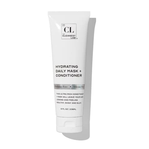 The Cleanest Lab Hair Mask Conditioner Dry Hair. Colored + Damaged + Bleach Hair Repair Treatment. Curly/Straight + Thin & Fine Hair Natural Strengthening. Moisturizing for Health & Volume 8 Fl. Oz.