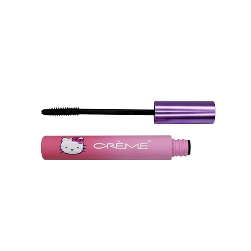 THE CRÈME SHOP X HELLO KITTY(PURPLE) FALSIE EFFECT LASH LIFT FIBER MASCARA, 1 Fl Oz (Pack of 1), Black