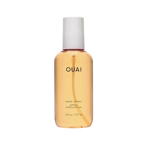 OUAI Wave Spray - Texture Spray for Hair with Coconut Oil & Rice Protein - Adds Texture, Volume & Shine for Beach Waves - Paraben Free, Safe for Color & Keratin-Treated Hair (6 fl oz)