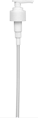 Speak Naturals White Soap and Lotion Pump, Fits Most 32oz Castile Soap Bottles, 28/410 Neck, 5cc Dispensed Per Pump (2 Pack)