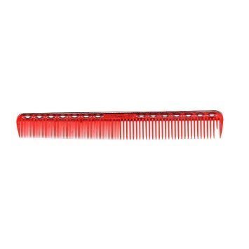 Ys Park 335 Extra Long Fine Cutting Comb 8.5 In Transparent Ruby Red