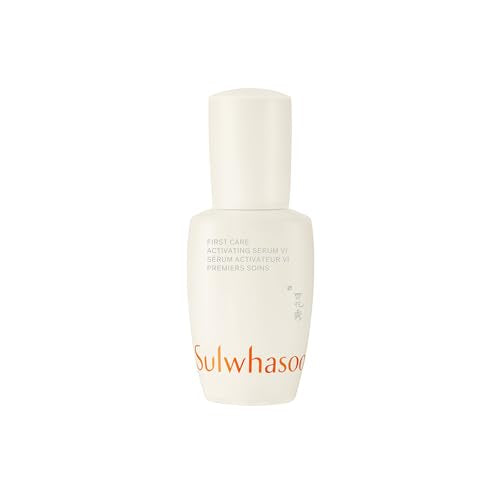 Sulwhasoo First Care Activating Serum, Mini - Skin Barrier Strengthening Anti-Aging Face Serum, Visibly Plumps & Hydrates, Reduces Visible Fine Line & Wrinkles, Vitamin C, Travel Size - 0.50 fl. oz.