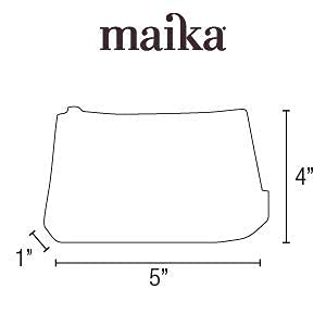 Maika Pouch, Echo Tangerine, Small