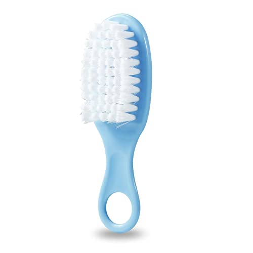 PandaEar Baby Healthcare & Grooming Kit - Baby Safety Set Comb, Brush, Finger Toothbrush, Nail Clippers, Scissors, Nasal Aspirator - Nursery Care Kit (Blue)