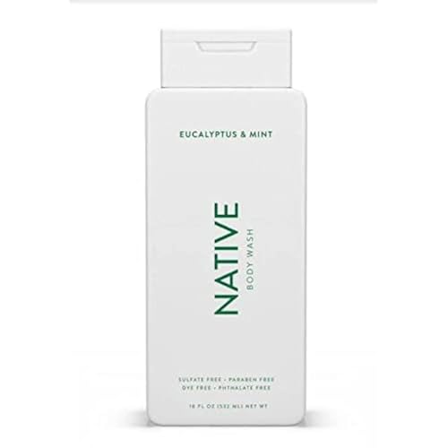 Native Body Wash - Eucalyptus & Mint - 11.5 oz (340ml), Hydrating