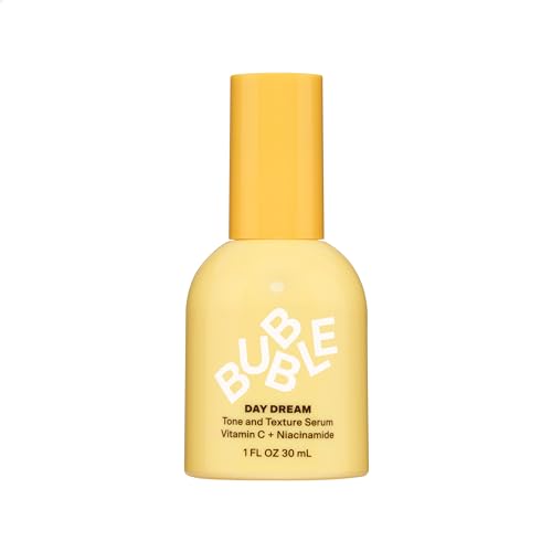 Bubble Skincare Day Dream Tone and Texture Face Serum - Hydrating Vitamin C + Niacinamide Serum that Helps Improve Skin Barrier Repair - Vitamin C Skin Care Suitable For All Skin Types (30ml)