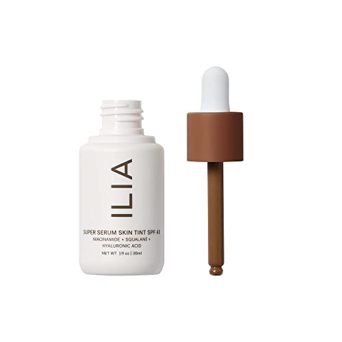 ILIA - Super Serum Skin Tint SPF 40 | Non-Comedogenic, Vegan, Lightweight to Help Against Blue Light, + Pollution while Hydrating, Smoothing, + Refining (Porto Covo ST15, 1 fl oz | 30 ml)