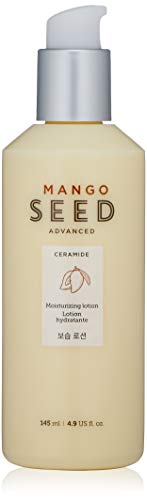 THE FACE SHOP Mango Seed Moisturizing Lotion | Ultra-Moisturizing Lotion for Healthy Radiance to Dry & Flaky Skin | Intense Hydrating & Nourishing Skincare, 4.9 Fl Oz (Pack of 1)