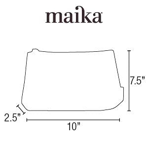 Maika Cosmetic Bag Pouch Waxed Ash, Large