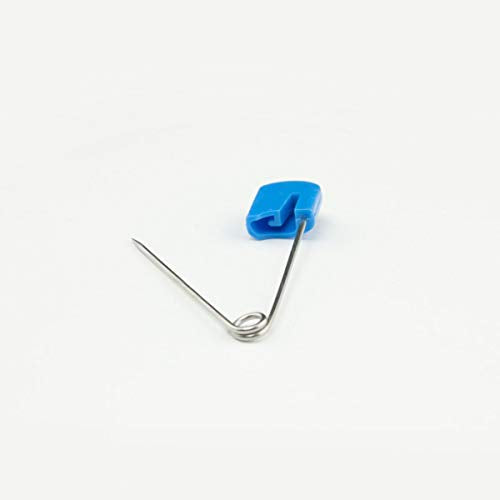 OsoCozy Diaper Pins - (Blue) - Sturdy, Stainless Steel Diaper Pins with Safe Locking Closures - Use for Special Events, Crafts or Colorful Laundry Pins