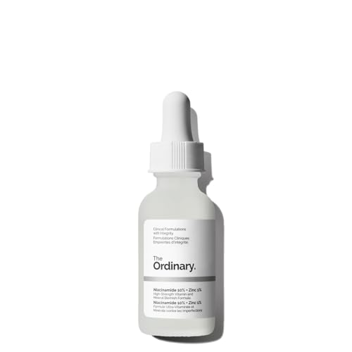 The Ordinary Niacinamide 10% + Zinc 1%, Smoothing Serum for Blemish-Prone Skin, 1 Fl Oz