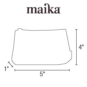 Maika Cosmetic Bag Pouch Waxed Ash, Small